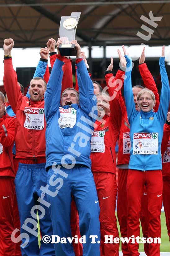 Russia winners of the European Athletics Team Championships.
